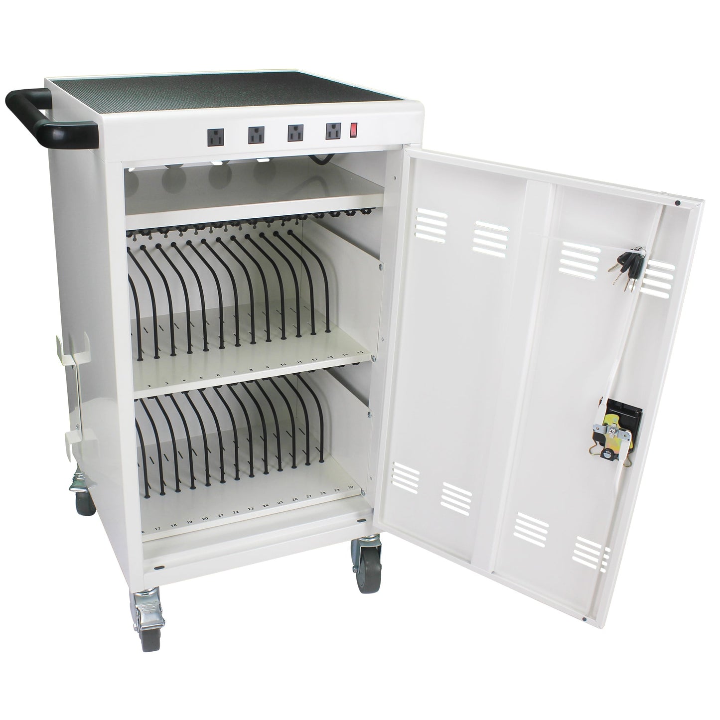 Mobile Charging Cart and Cabinet for 31+4 Devices