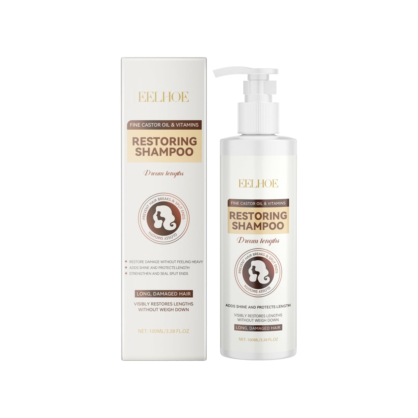Champú Reparador de Protección Térmica para Cabello Nourished y Brillante