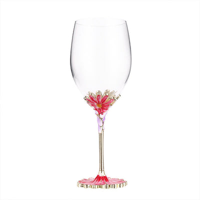 European enamel red wine glass gift cup - Korvel