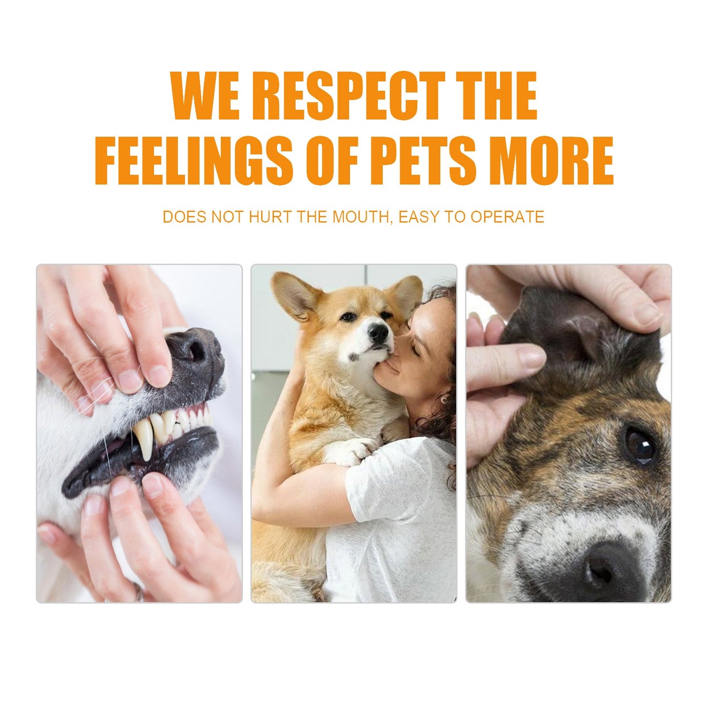 Guantes de limpieza dental premium para mascotas para un aliento fresco