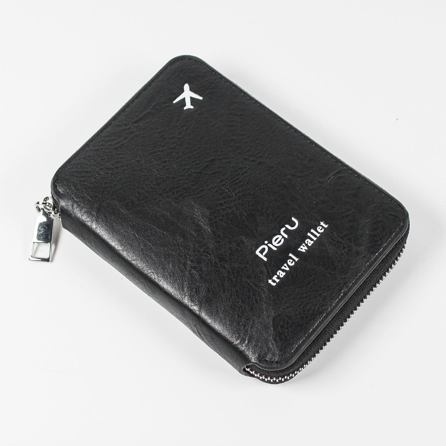 Multi-functional RFID Travel Wallet with Zipper Closure