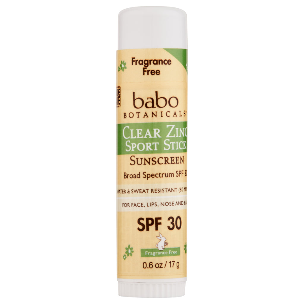 Babo Botanicals SPF 30 Clear Zinc Sport Stick Sunscreen