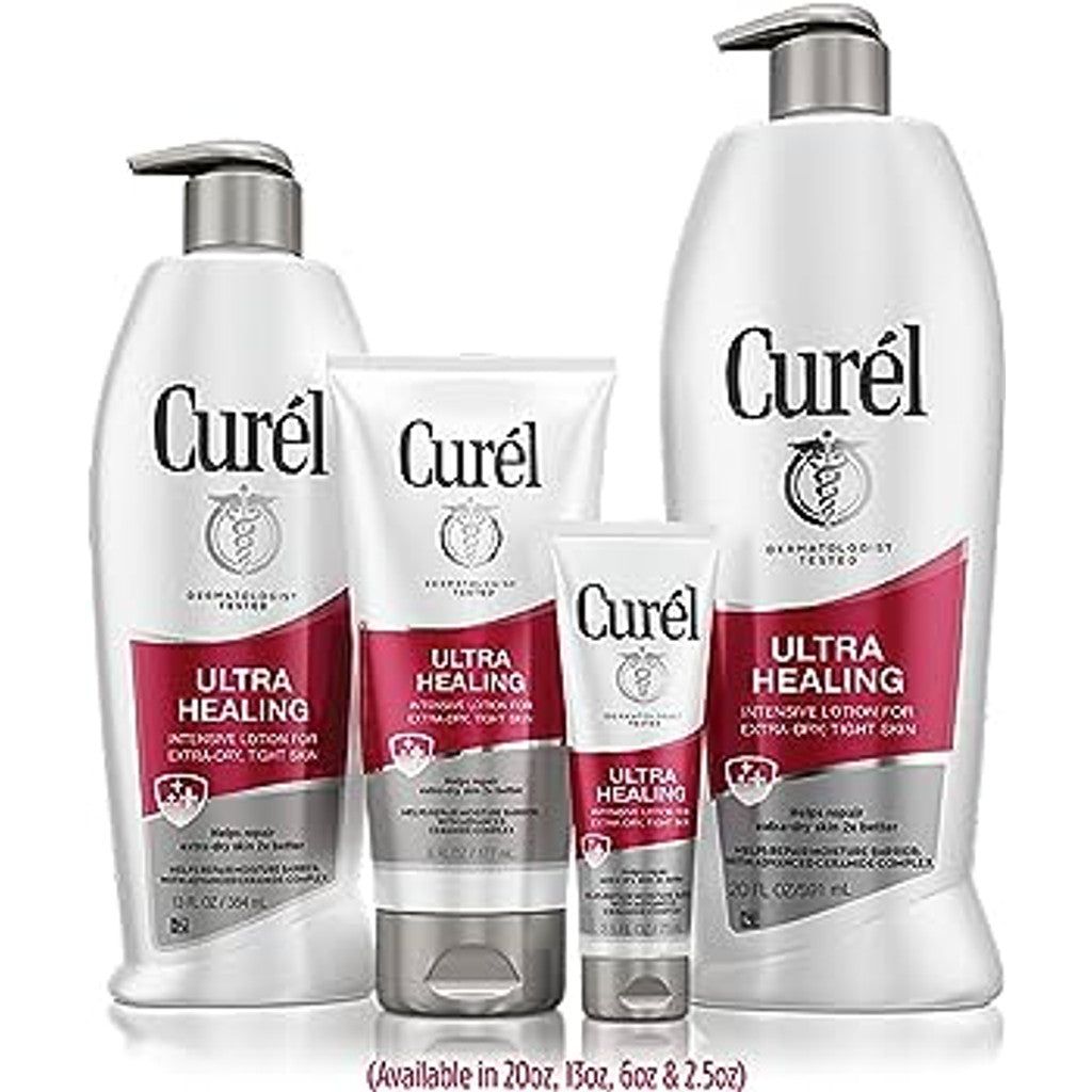 Loción Hidratante Ultra Sanadora Curel para Piel Extra Seca, 6 Oz