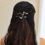 Clip de Cheveux en Métal Irregulier Élégant pour Femmes