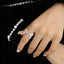 Titanium Steel Butterfly Open Ring - Korvel