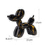 New black and white plaid balloon dog ornaments creative TV cabinet wine cabinet living room porch resin crafts - Korvel