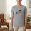 T-shirt slim fit chat légèrement sauvage et principalement fatigué