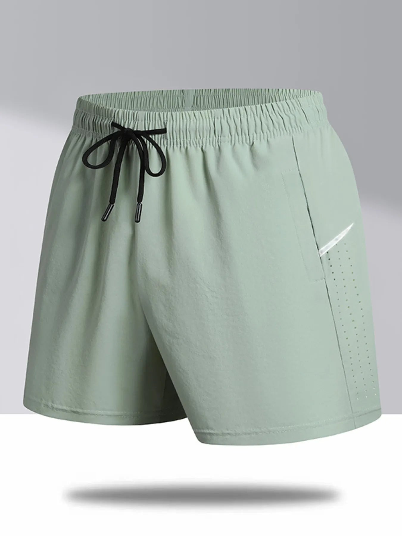 Pantalones Cortos Jogger con Cintura Ajustable para Hombre en Tallas Grandes