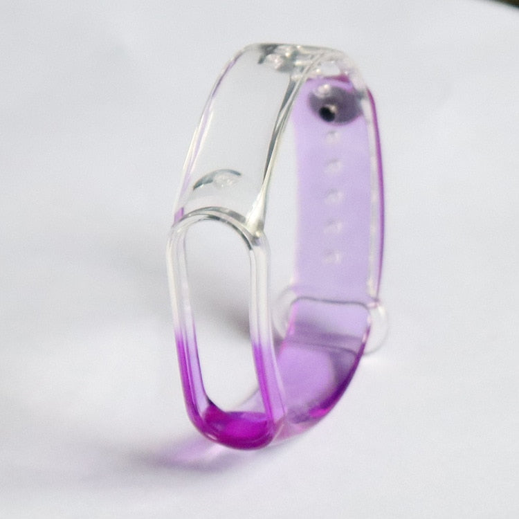 Cellacity Wristband Suitable for MI Band 3 4 5 Wristband Print Fashion Brand NFC Nylon Loop Silicone Strap Comfortable Wearing - Korvel