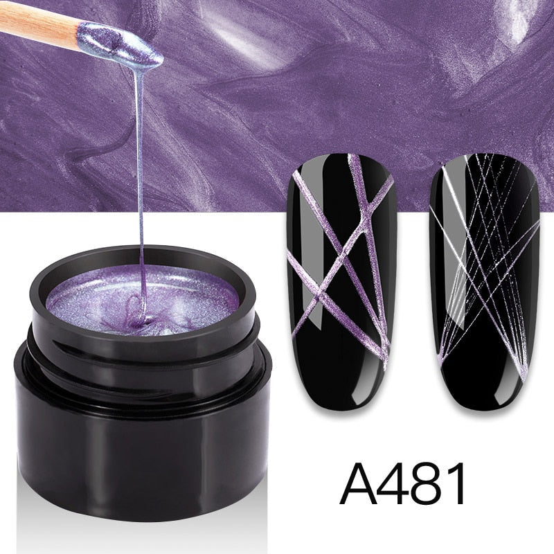 ROSALIND Gel Spider Line Nail Art Polish - 5ml