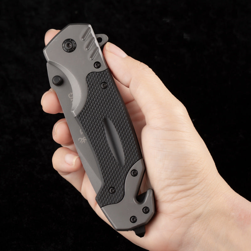 Folding Knife Stainless Steel High Hardness Outdoor Knife Pocket Knife Fishing Knife Defense Military Knife Camping Folding Knife - Korvel