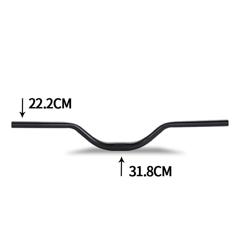 Folding Bike Aluminum Alloy Small Straight Handlebars, also known as Speed Drop Horizontal Handlebars, are essential bicycle acc - Korvel