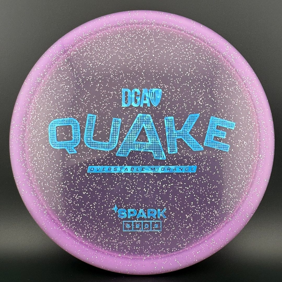 DGA Quake Disc Golf Mid-Range en plastique Spark