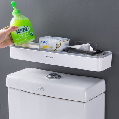 Suction Cup Bathroom Rack - Nail-Free & Drill-Free