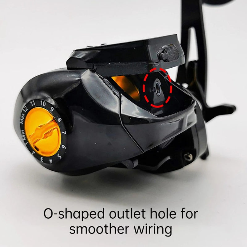 Premium 7.2:1 Digital Baitcasting Fishing Reel with Line Counter