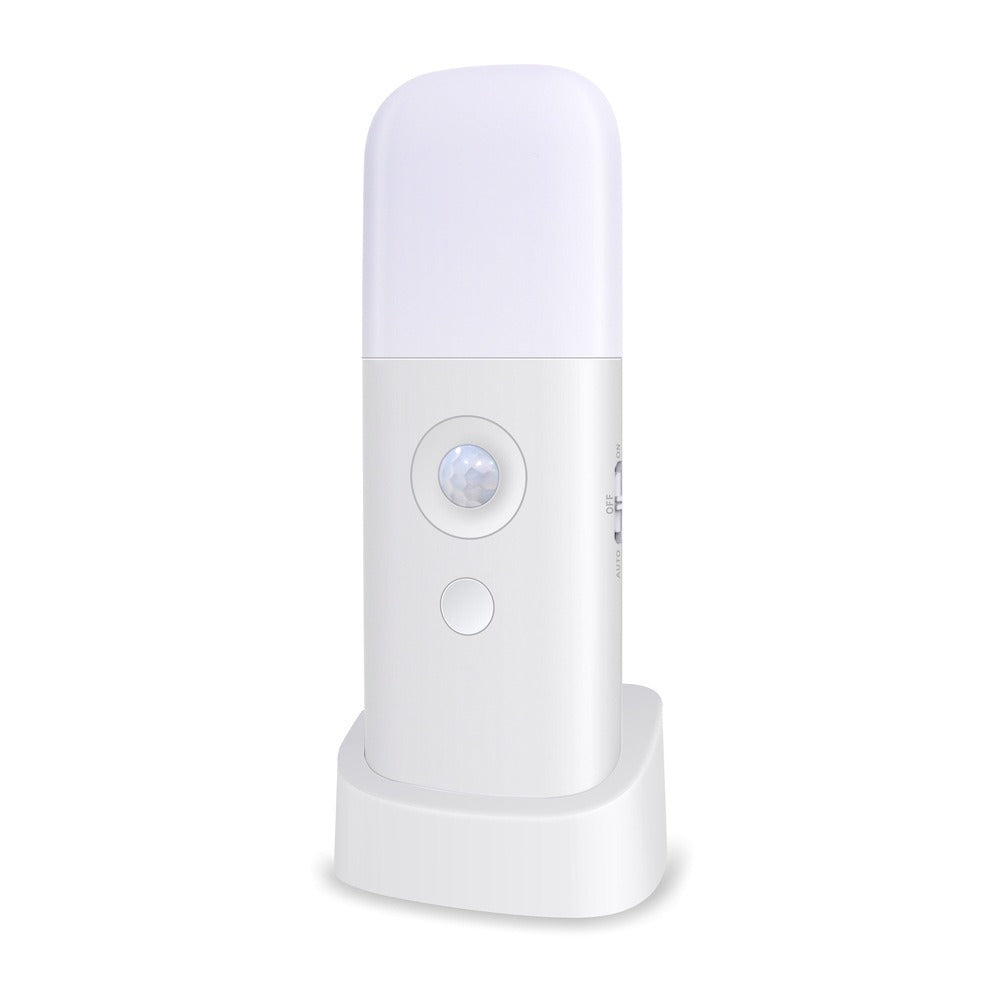 Intelligent infrared human body sensor light, LED sensor light, night light, dimming, USB charging, bedroom bedside lamp - Korvel