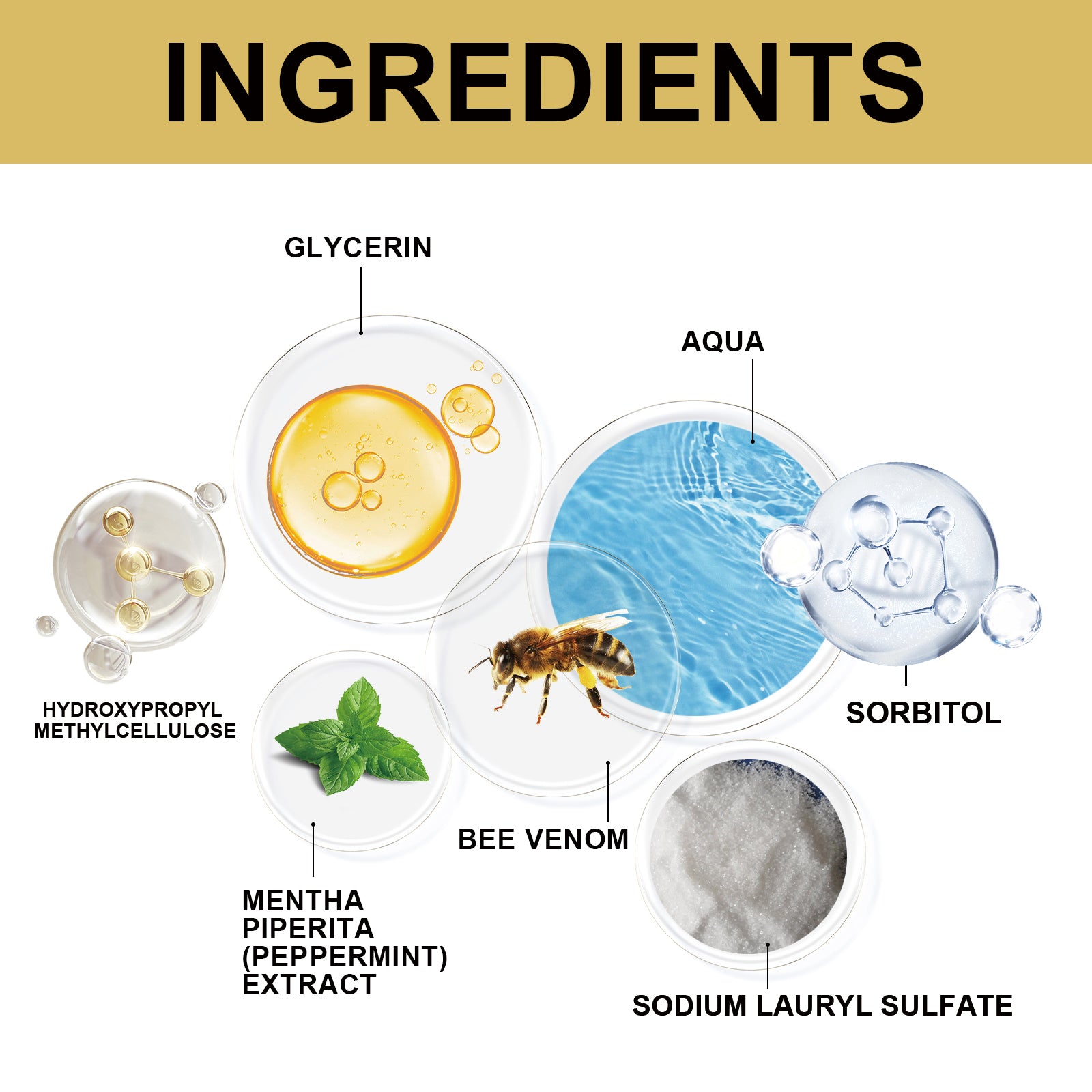 Bee Venom Gingival Toothpaste, Cleaning Stains Breath Fresh Whitening Toothpaste - Korvel