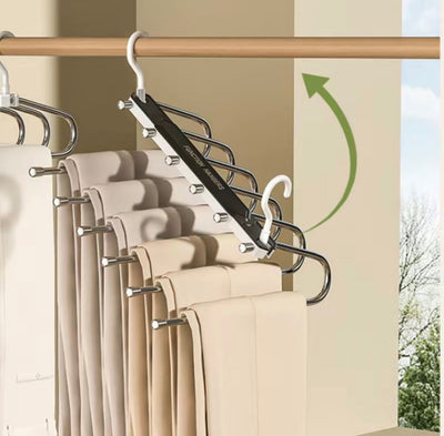 Porte-Pantalon FoldSpace - Organisateur Économiseur d'Espace à 6 Couches