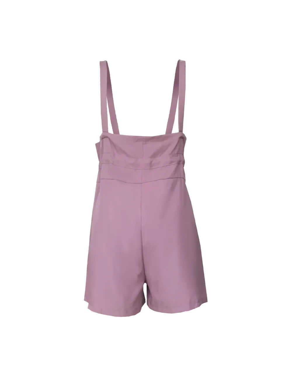 Drawstring Wide Strap Overalls with Pockets - Korvel