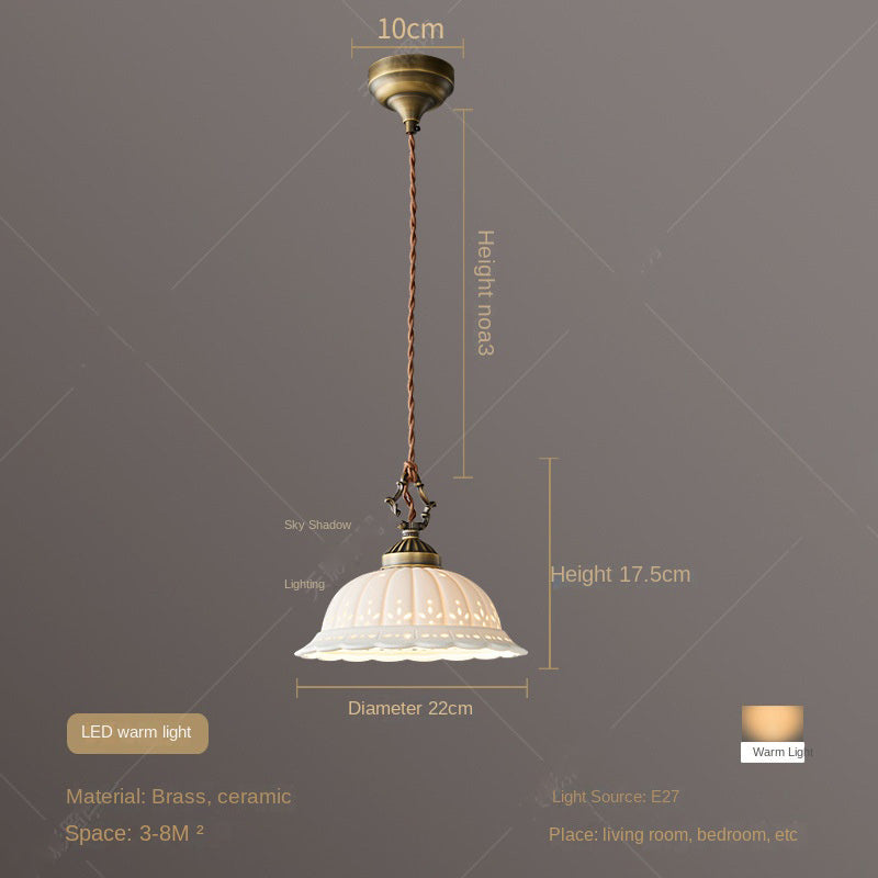 Copper Bedside Pendant Light - Modern Luxury Design