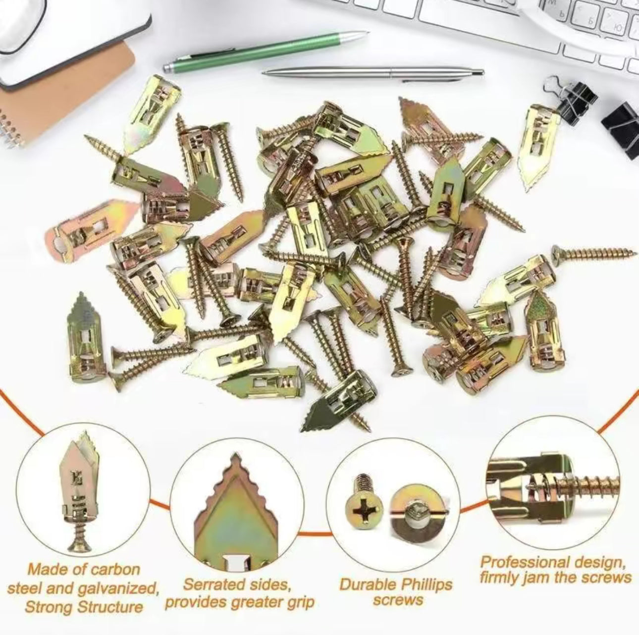 DrywallGrip Anchors & Screws - Korvel