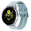 Suitable for Samsung Galaxy Watch Active2 Solid Color Silicone Strap 20/22mm Universal Strap - Korvel