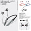 AKZ-R8 New Private Model Wireless Bluetooth Headset 5.0 Hanging Neck Sports Hall Magnetic Switch Stereo Headset - Korvel