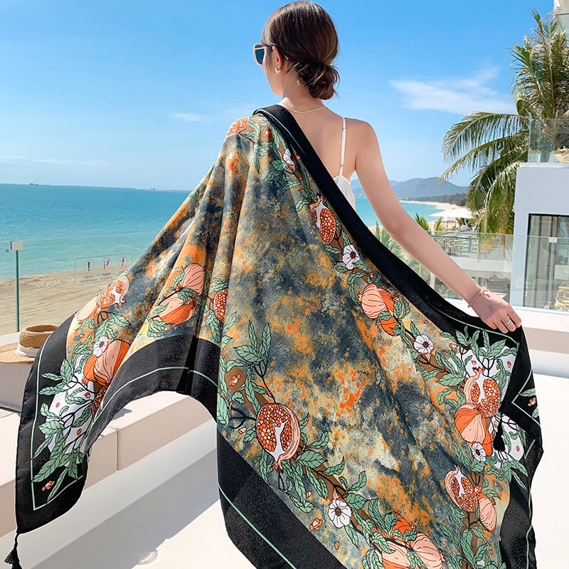 Châle polyvalent anti-UV pour la plage et les voyages