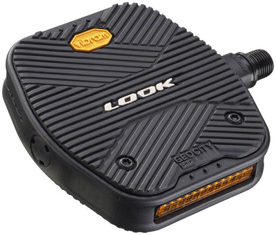 LOOK GeoCity Grip Pedals - Plateforme 9/16" Noir