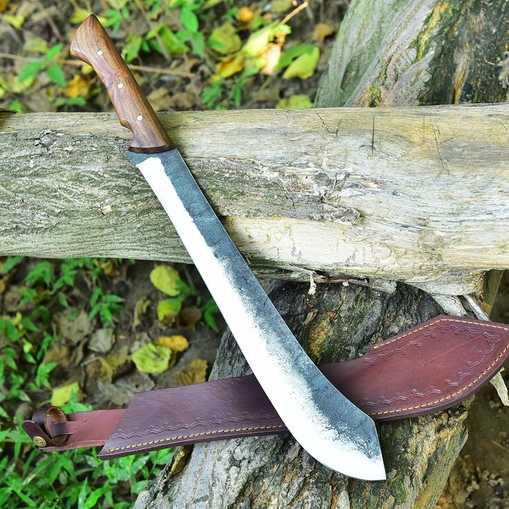 Ultimate Outdoor Survival Knife – 19" Handcrafted High Carbon Steel Blade with Elegant Rosewood Handle - Korvel