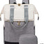 Large Capacity Contrast Color Travel Laptop Backpack