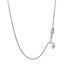 Chaîne en or blanc 14k ajustable - Design élégant