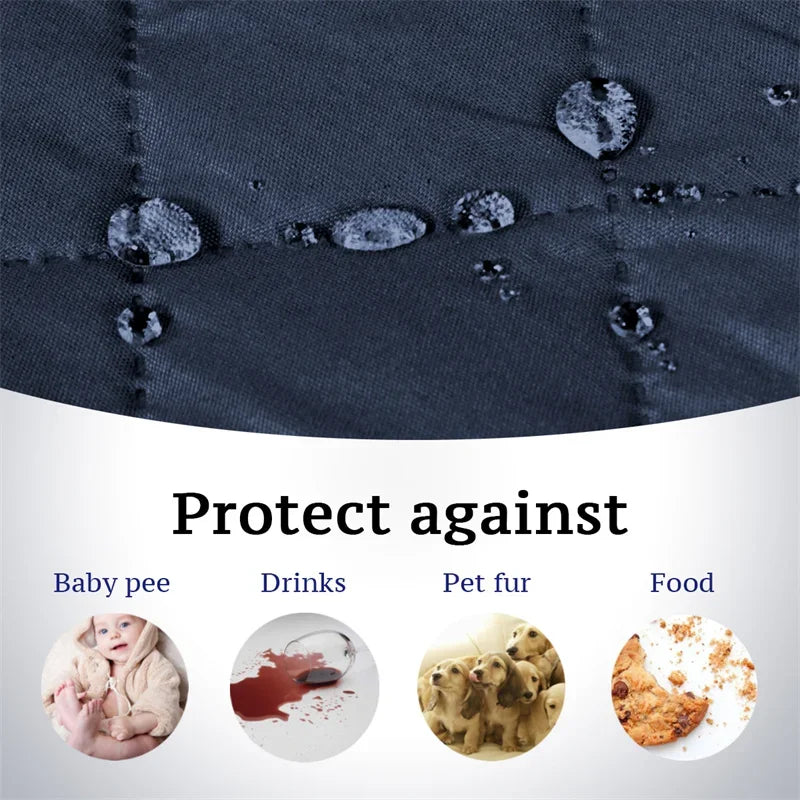1 2 3 Seater Water Repellent Recliner Sofa Covers Pet Kid Sofa Mat Lazy Boy Armchair Cover Relax Lounger Slipcover Couch Towel - Korvel