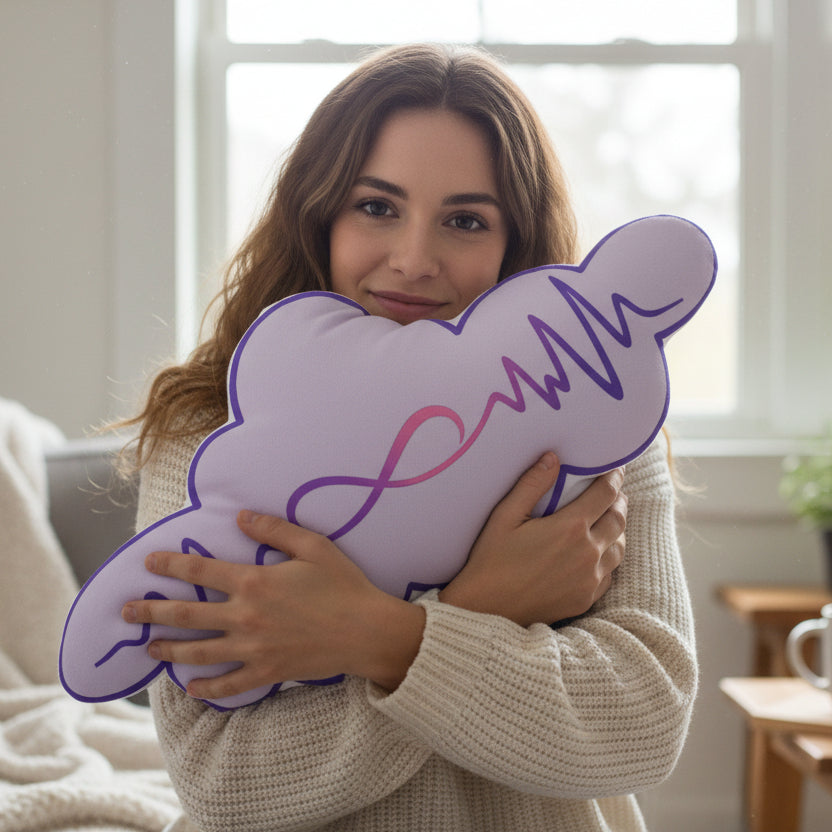 Almohada con Forma de Mi Propia Frecuencia — Señal Estable, Fuerza Infinita