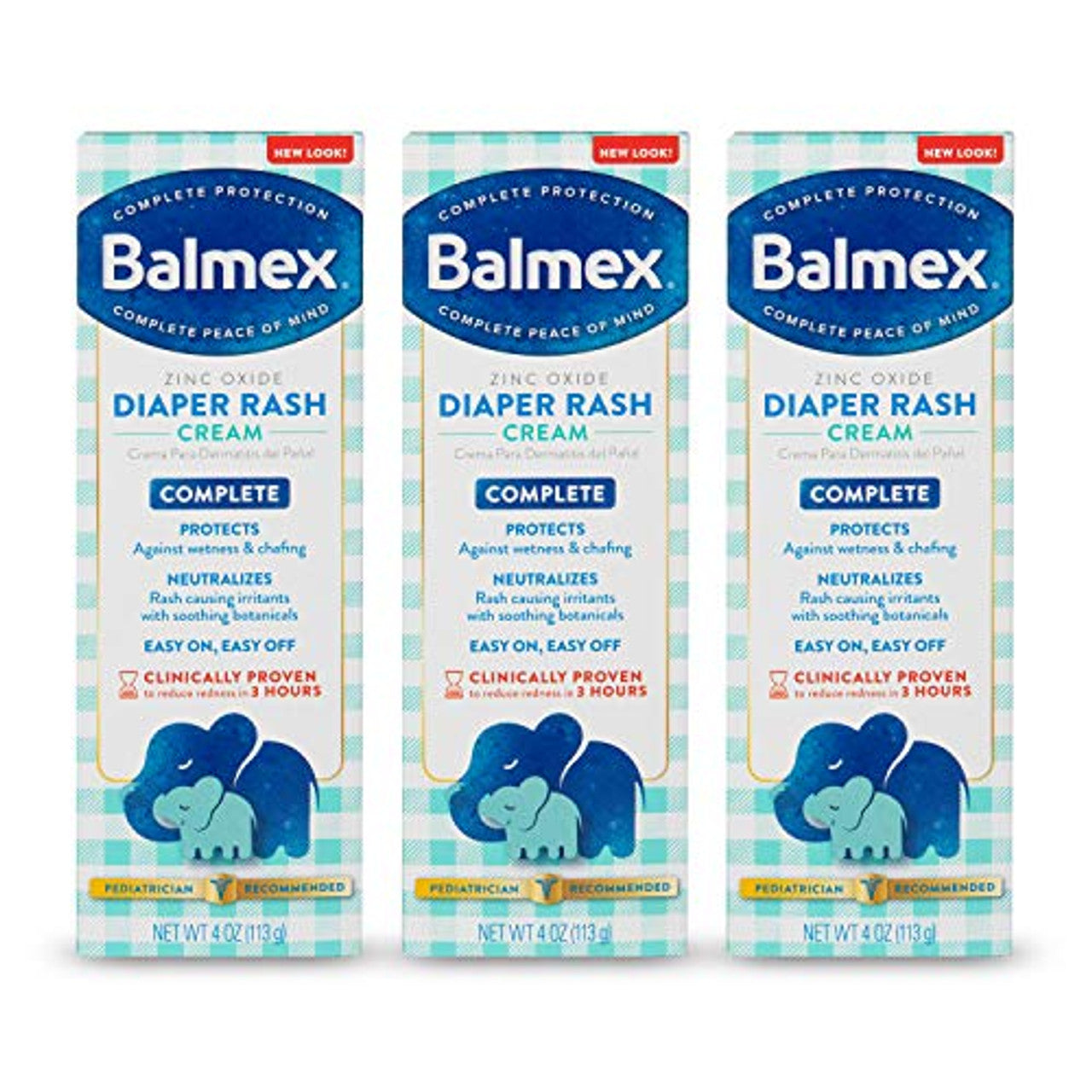 Crema para la dermatitis del pañal Balmex Protección Completa, Fórmula Avanzada
