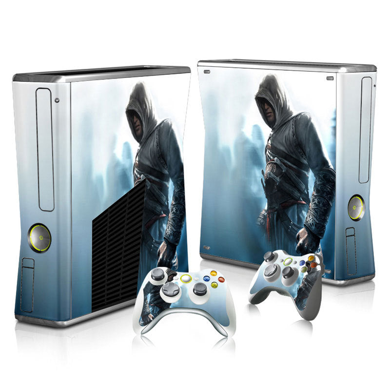 Xbox 360 Slim Full Body Color Membrane Stickers with Scratch-Resistant Protection - Korvel