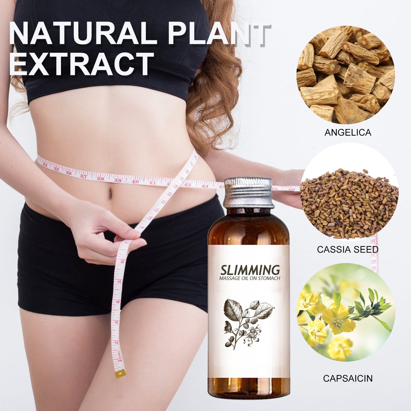 Slimming Essential Oil Body Shaping Body Shaping Body Firming Arms Thighs Worship Meat Belly Massage Skin - Korvel