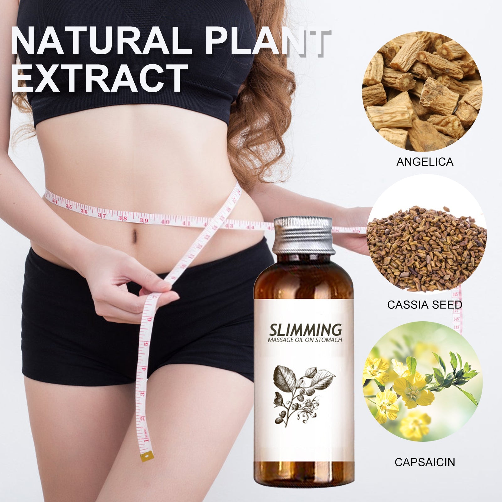 Slimming Essential Oil Body Shaping Body Shaping Body Firming Arms Thighs Worship Meat Belly Massage Skin - Korvel