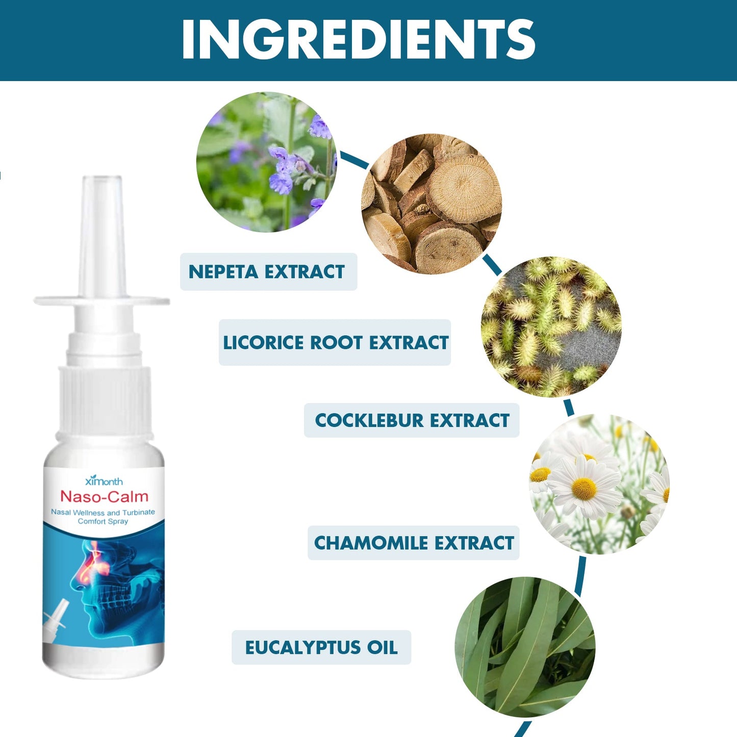 Spray nasal premium pour le soulagement de la congestion et le nettoyage