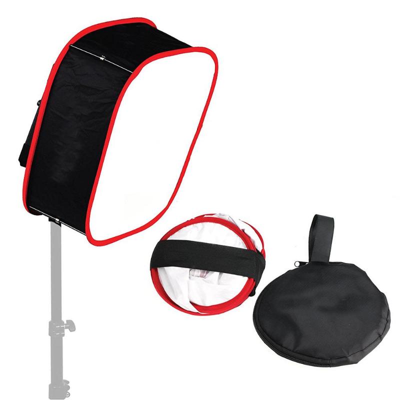 Universal Foldable Collapsible Portable Softbox Diffuser LED Soft Lamp Light Cover Box Digital Camera Photography Studio Tools - Korvel