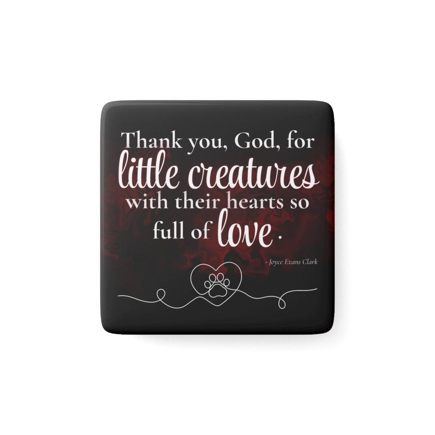 Little Creatures Square Porcelain Magnet