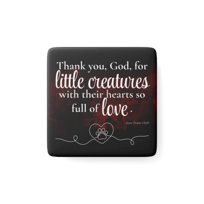 Little Creatures Square Porcelain Magnet