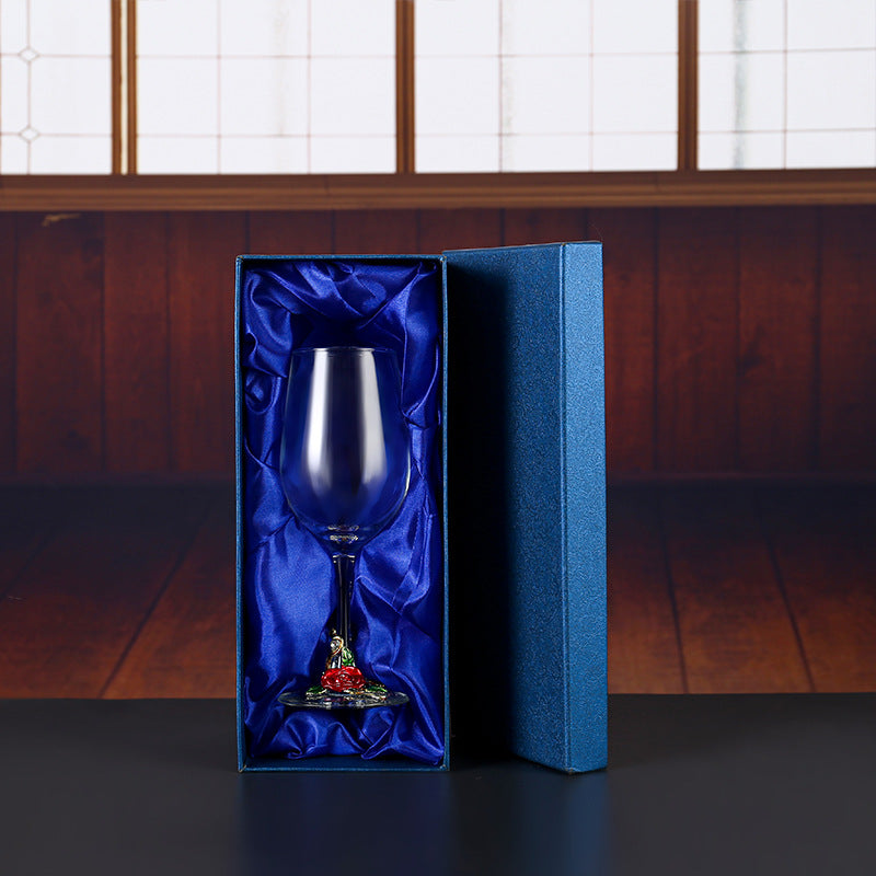 Household enamel crystal glass red wine glass goblet decanter - Korvel