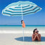 Portable Beach Umbrella Hook: 4-prong, universal for hats, bags, clothes; fits camping/beach umbrellas. - Korvel