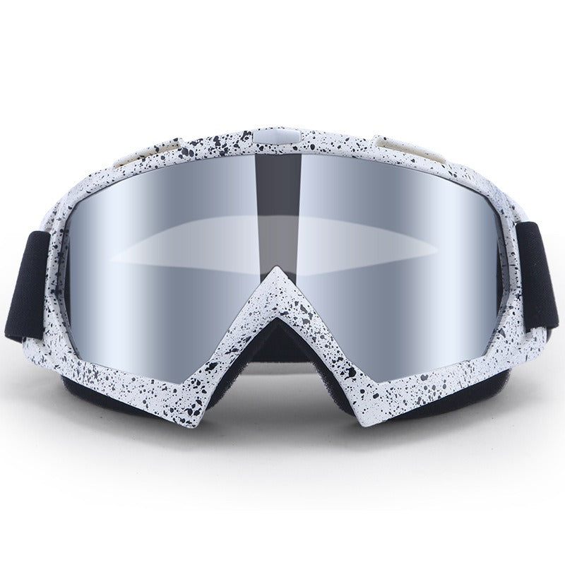 Outdoor Motorcycle Goggles Sheet Face Mask Outdoor Riding Windproof Dust Skiing Cross Country Helmet Goggles - Korvel