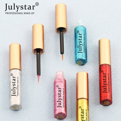 Colorful Extra Fine eyeliner Pen eyeliner Set Waterproof Colorless White Pearl Eyeliner - Korvel
