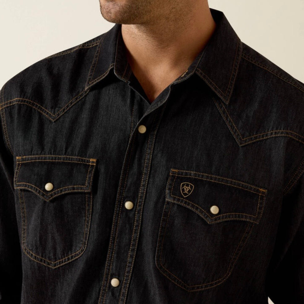 Classic Chambray Halford Shirt for Men | Ariat - Korvel
