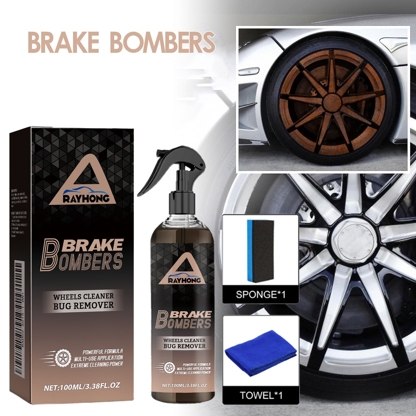 Brake Bombers: Premium Wheel Cleaner for Optimal Care