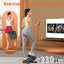 Home Office Exercise 330LBS Capacity Mini Stepper with Resistance Bands and LCD Monitor - Korvel
