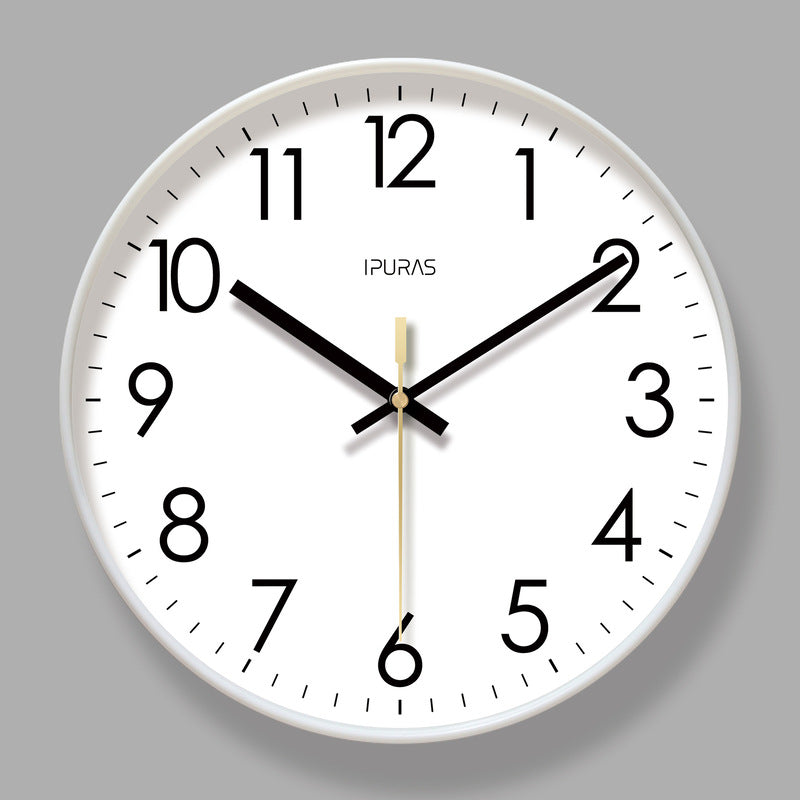 Horloge murale électronique avec calendrier 2025 - Design moderne